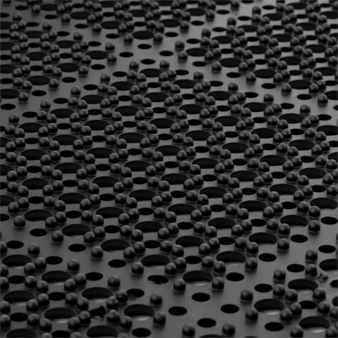 Mata wycieraczka gumowa antypoślizgowa ażurowa 92 x 92 x 1 cm Ulsonix