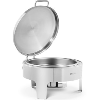 Podgrzewacz do potraw stołowy okrągły na pastę z pokrywą śr. 39 cm 5.8 l Royal Catering