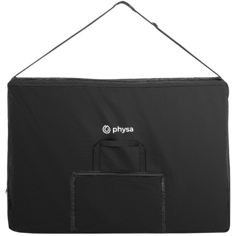 Stół łóżko do masażu przenośne składane Bordeux Black do 180 kg czarne Physa