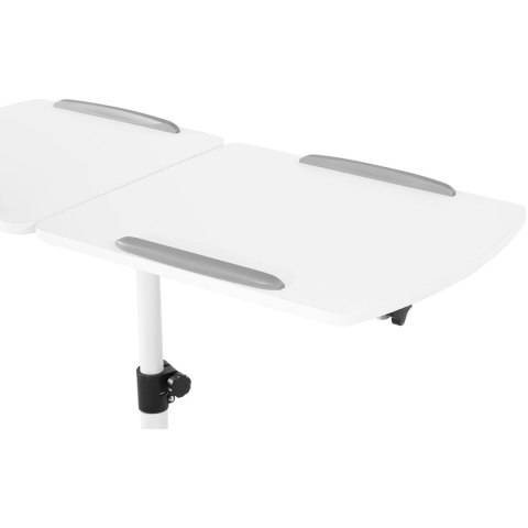 Stolik stojak pod laptopa odchylany regulowany 2 blaty 43 x 91 cm 700 - 1100 mm FROMMSTARCK