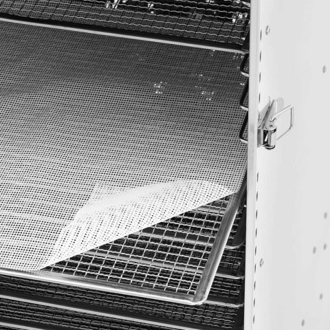 Suszarka przemysłowa do żywności ziół owoców 2 komory 32 ruszty 40-90 C 3150 W Royal Catering