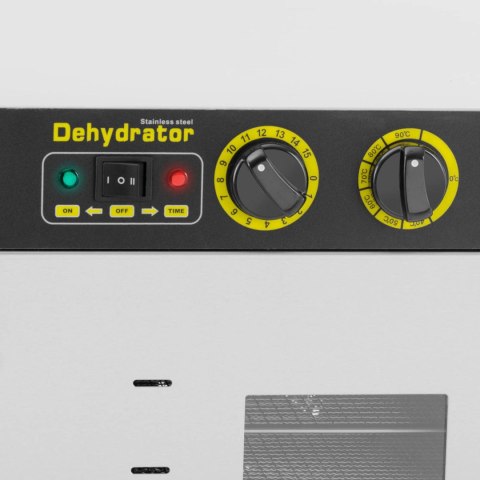 Suszarka przemysłowa do żywności ziół owoców 2 komory 32 ruszty 40-90 C 3150 W Royal Catering