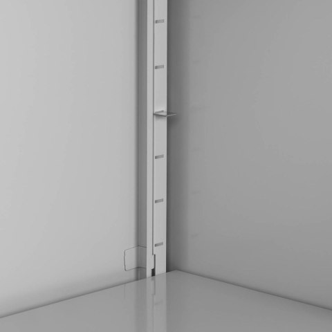 Szafa metalowa biurowa na dokumenty akta z zamkiem na klucz 2-półkowa FROMMSTARCK