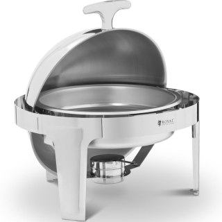 Podgrzewacz do potraw stołowy okrągły na pastę z pokrywą rolltop 5.8 l Royal Catering