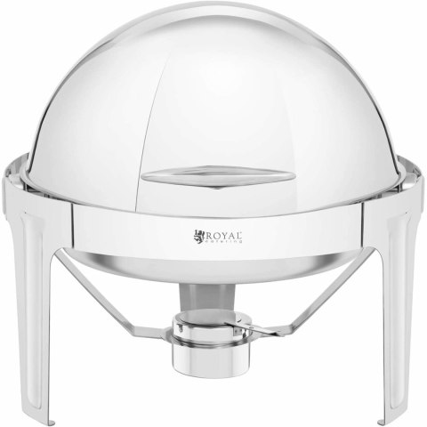 Podgrzewacz do potraw stołowy okrągły na pastę z pokrywą rolltop 5.8 l Royal Catering