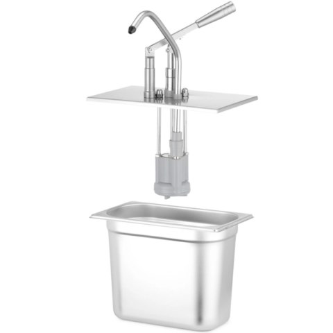 Pokrywa do pojemnika GN 1/4 z dyspenserem dozownikiem - Hendi 558140 Hendi