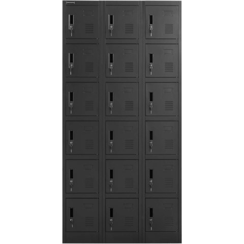 Szafa skrytkowa depozytowa metalowa socjalna zamykana na klucz - 18 skrytek FROMMSTARCK