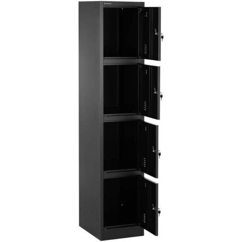 Szafa skrytkowa metalowa socjalna zamykana na klucz - 4 skrytki FROMMSTARCK