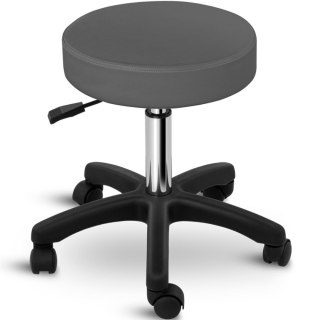 Taboret stołek kosmetyczny obrotowy na kółkach Physa AVERSA - szary Physa