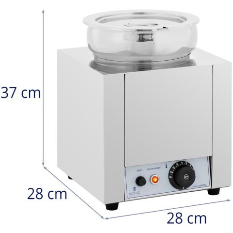 Bemar elektryczny podgrzewacz stacja do zupy fondue czekolady 500 W 7 l Royal Catering