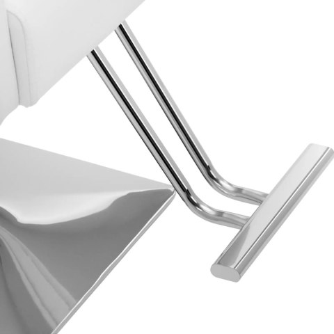 Fotel fryzjerski barberski kosmetyczny z podnóżkiem Physa COTTAM - biały Physa