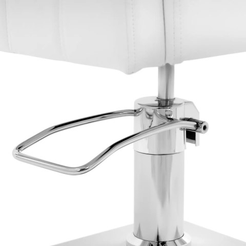 Fotel fryzjerski barberski kosmetyczny z podnóżkiem Physa COTTAM - biały Physa