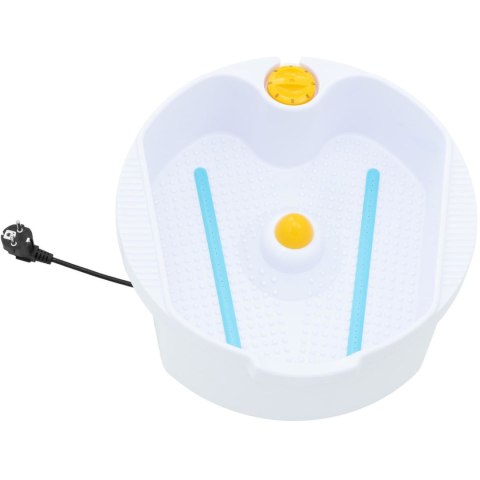 Fotel kosmetyczno podologiczny do pedicure z podnóżkiem i brodzikiem - biały Physa