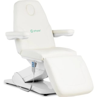 Fotel kosmetyczny do masażu tatuażu SPA 150 kg BITONTO - biały Physa