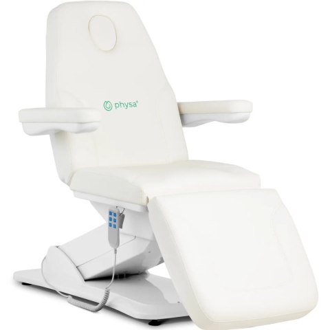 Fotel kosmetyczny do masażu tatuażu SPA 150 kg BITONTO - biały Physa
