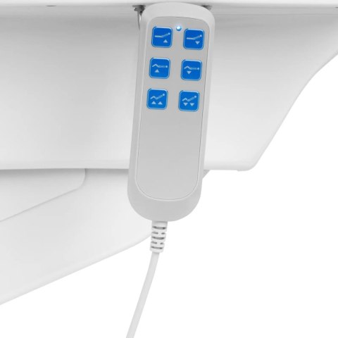 Fotel kosmetyczny do masażu tatuażu SPA 150 kg BITONTO - biały Physa