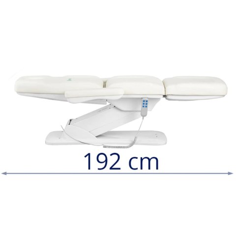 Fotel kosmetyczny do masażu tatuażu SPA 150 kg BITONTO - biały Physa