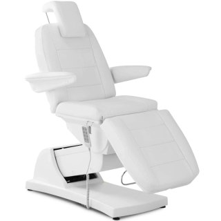 Fotel kosmetyczny do tatuażu masażu spa elektryczny BATTIPAGLIA - biały Physa