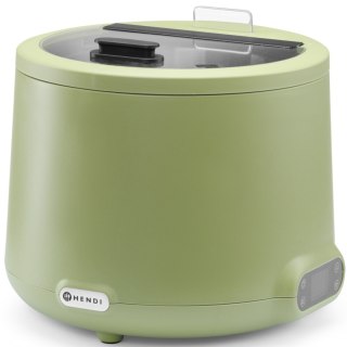 Kociołek termos elektryczny do zupy UNIQ 35-85 C 8 l 500 W - zielony Hendi