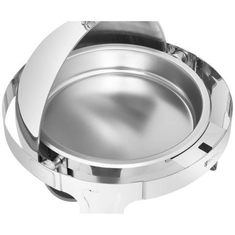 Podgrzewacz do potraw stołowy okrągły na pastę z pokrywą rolltop 6 l Royal Catering