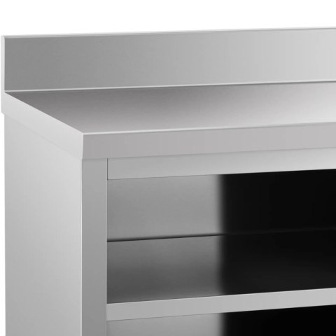 Stół blat roboczy przyścienny z szafką rantem drzwi suwane 180 x 70 x 97 cm Royal Catering