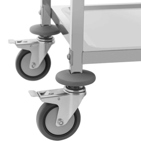 Wózek kelnerski cateringowy do serwowania 3 półki 69 x 34 cm do 81 kg Royal Catering