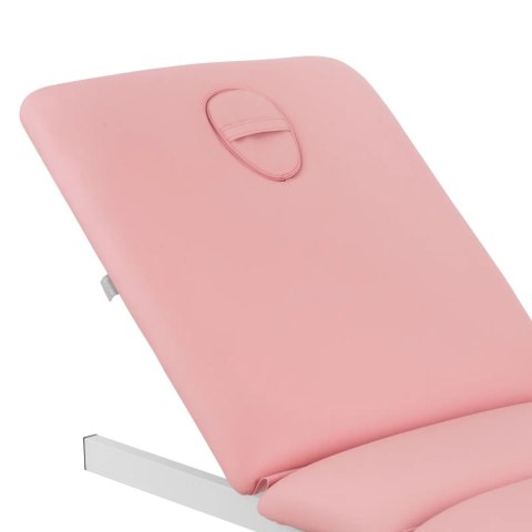 Fotel kosmetyczny do masażu tatuażu SPA 150 kg VITERBO - różowo złoty Physa