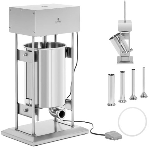 Nadziewarka do kiełbas elektryczna pionowa 4 lejki 20 l 300 W Royal Catering