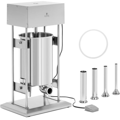 Nadziewarka do kiełbas elektryczna pionowa 4 lejki 20 l 300 W Royal Catering