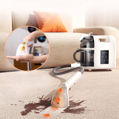 Odkurzacz piorący parownica Deep Cleaning 1900W z funkcją czyszczenia parowego B200 - biały UWANT