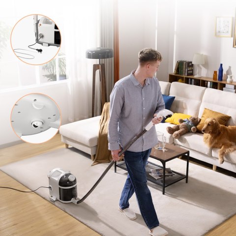 Odkurzacz piorący parownica Deep Cleaning 1900W z funkcją czyszczenia parowego B200 - biały UWANT