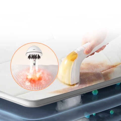 Odkurzacz piorący parownica Deep Cleaning 1900W z funkcją czyszczenia parowego B200 - biały UWANT