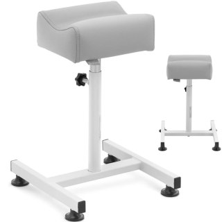 Podnóżek kosmetyczny do pedicure 24x22cm wys. 47-67cm - szary Physa