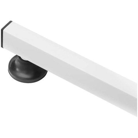 Podnóżek kosmetyczny do pedicure 24x22cm wys. 47-67cm - szary Physa