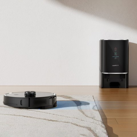 Robot sprzątający odkurzacz funkcją mopa + stacja ładująco - czyszcząca U100 - szary UWANT