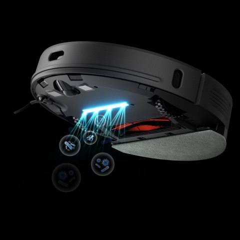 Robot sprzątający odkurzacz funkcją mopa + stacja ładująco - czyszcząca U100 - szary UWANT