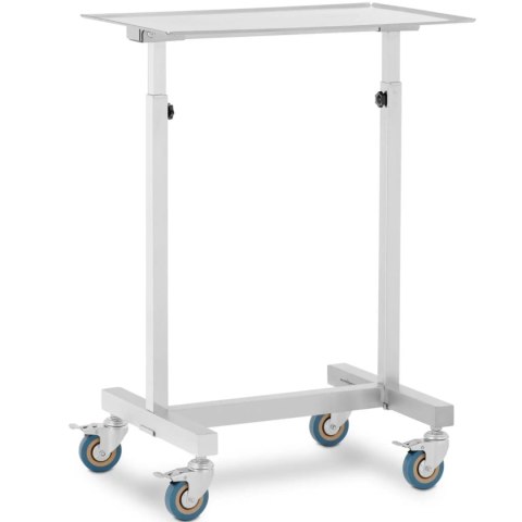 Stolik wózek instrumentalny zabiegowy na narzędzia regulowany STAL 60 x 40 cm Steinberg Systems