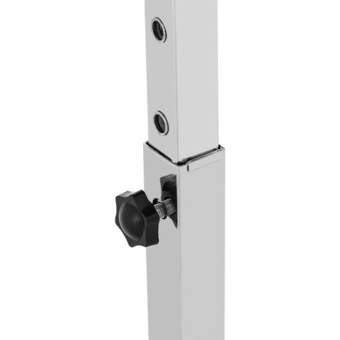 Stolik wózek instrumentalny zabiegowy na narzędzia regulowany STAL 60 x 40 cm Steinberg Systems