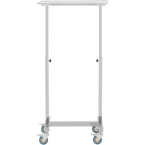 Stolik wózek instrumentalny zabiegowy na narzędzia regulowany STAL 60 x 40 cm Steinberg Systems