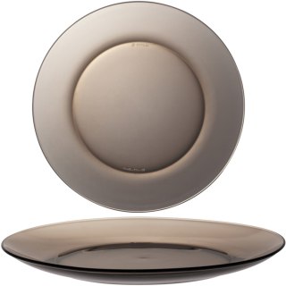 Talerz płytki Duralex LYS SEPIA brązowy 235 x 20 mm - zestaw 6 szt. Duralex