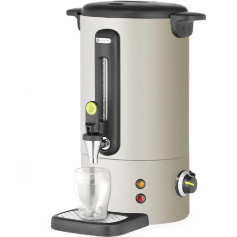 Warnik do wody grzanego wina z kranem tacką ociekową UNIQ 9 l 950 W - jasnoszary Hendi