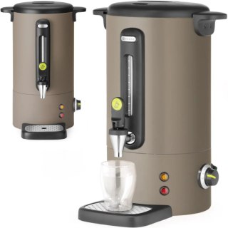 Warnik do wody grzanego wina z kranem tacką ociekową UNIQ 9 l 950 W - taupe Hendi