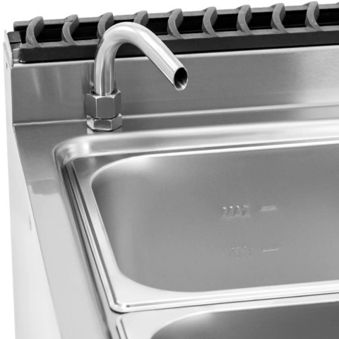 Bemar elektryczny z szafką kranem 2x GN 1/2 2x GN 1/3 6000 W Royal Catering
