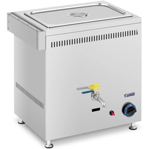 Bemar podgrzewacz wodny na gaz propan butan G31 0.03 bar GN 1/1 3300 W Royal Catering