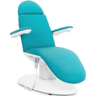 Fotel kosmetyczny do masażu tatuażu elektryczny TIVOLI - niebieski Physa