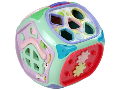 Interaktywny Sorter z Telefonem Nauka Kształtów Liczb Pianinko LEAN Toys