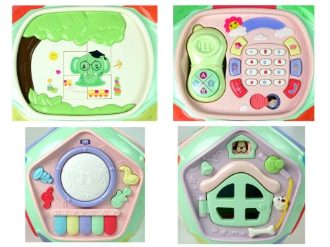 Interaktywny Sorter z Telefonem Nauka Kształtów Liczb Pianinko LEAN Toys