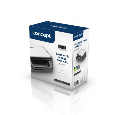 Opiekacz do kanapek 4w1 SV3070 900W Concept