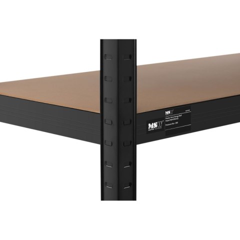 Regał magazynowy metalowy 5 półek 875 kg 90 x 40 x 180 cm szaroniebieski 2 szt. MSW