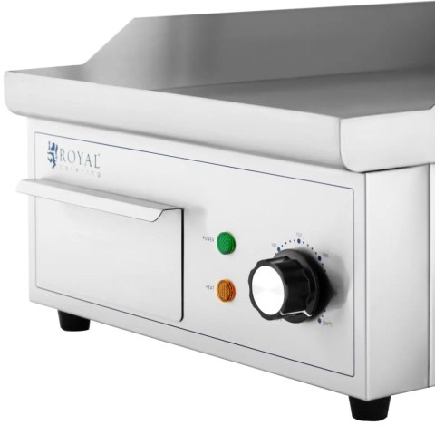 Grill elektryczny płyta grillowa gładka 35 x 38 cm 2000 W Royal Catering